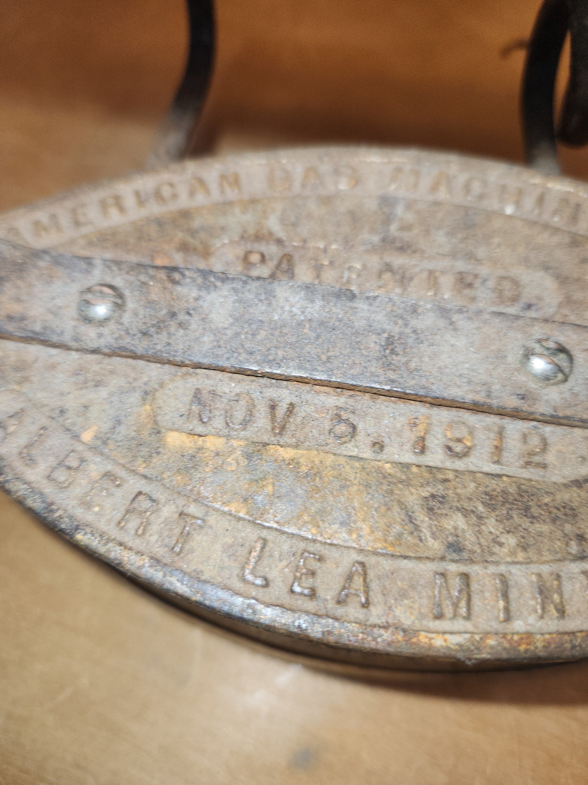 Antique Gasoline Powered Sad Iron American Gas Machine Co. Albert Lea Minnesota Patented 1912 si3