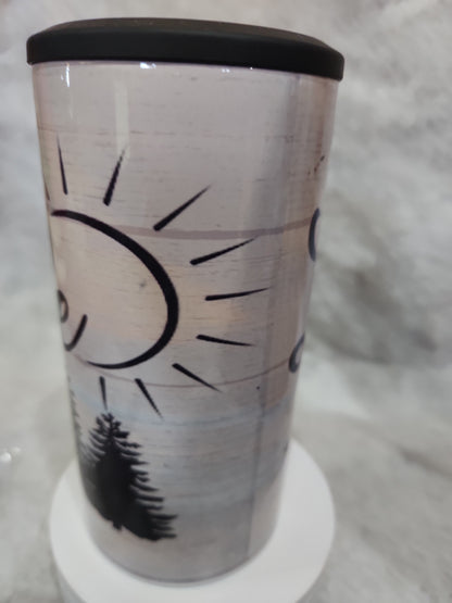 20 Oz Tumbler And Can Cooler Lake Life Cuz Beaches Be Salty 17ll