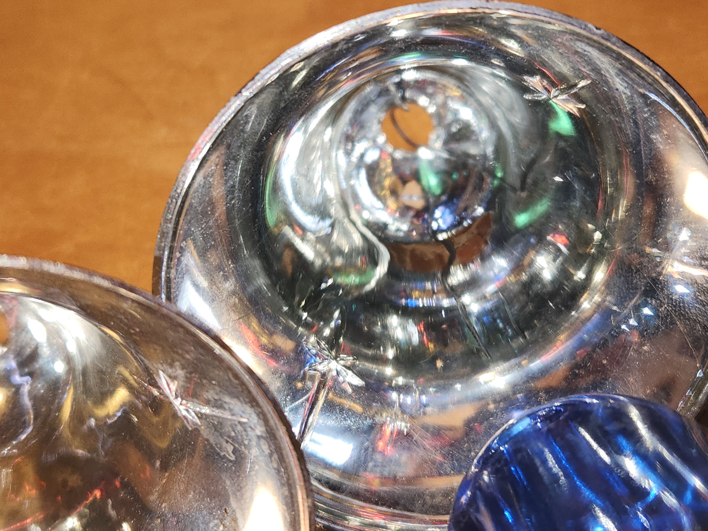 Vintage Hard Plastic Bells Set of 4 AS IS