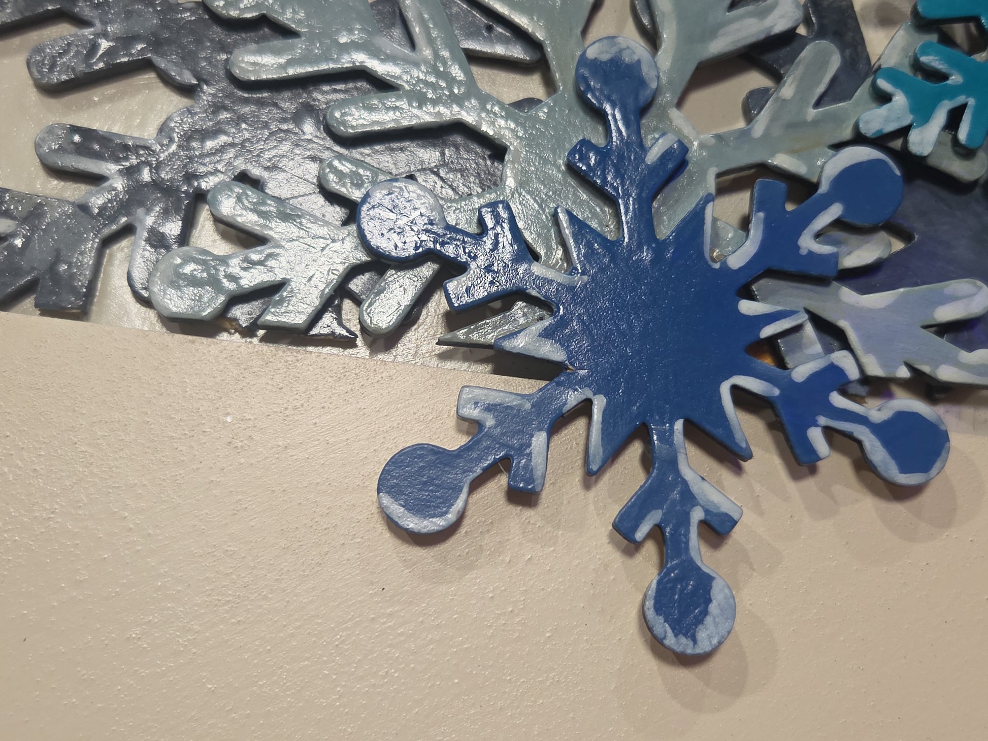 Snowflake Winter Insert for Envelope Door Sign *sign sold seperately* ei27