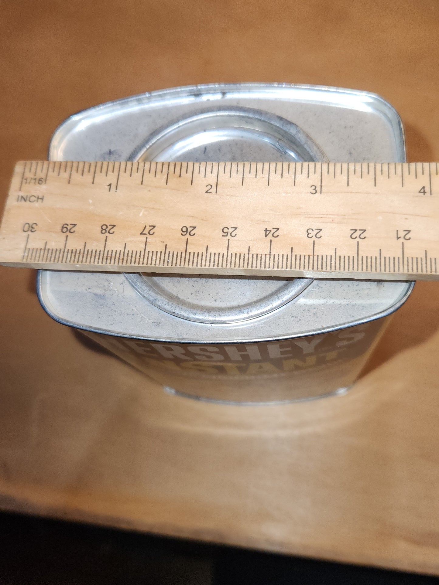 Vintage Hershey’s Instant Genuine Chocolate Flavor Drink Mix Tin NO CONTENTS  ti11