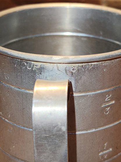 Vintage Aluminum Cup ac41