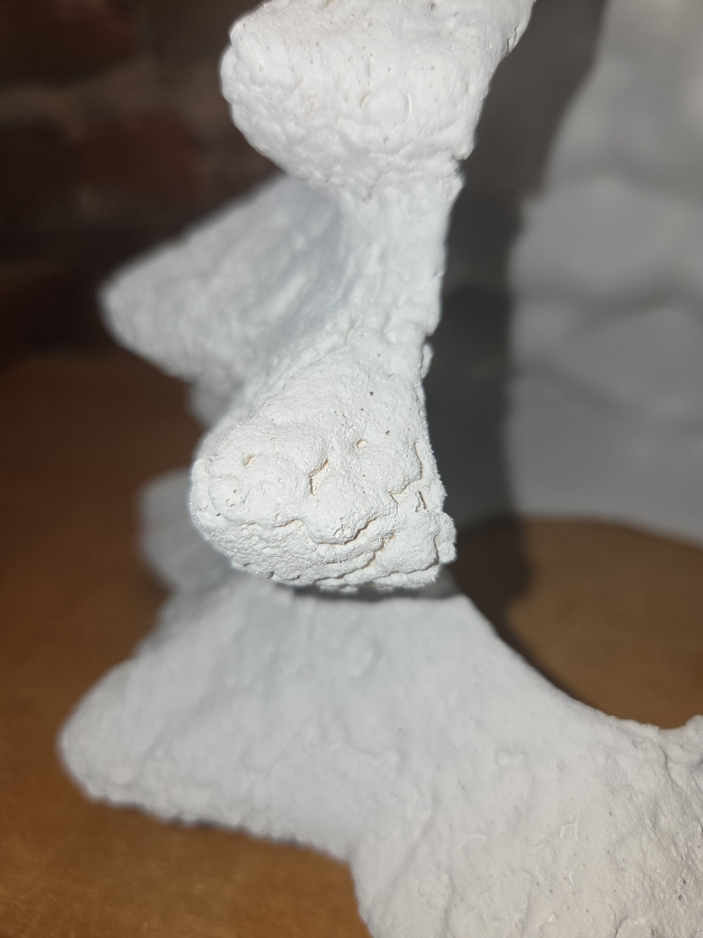 Vintage Rare Ceramic White Textured Christmas Tree 10 1/2"
