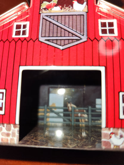 Vintage Hallmark Keepsake Ornament Red Barn Complimentary to Town and Country Series 1999 t&c2