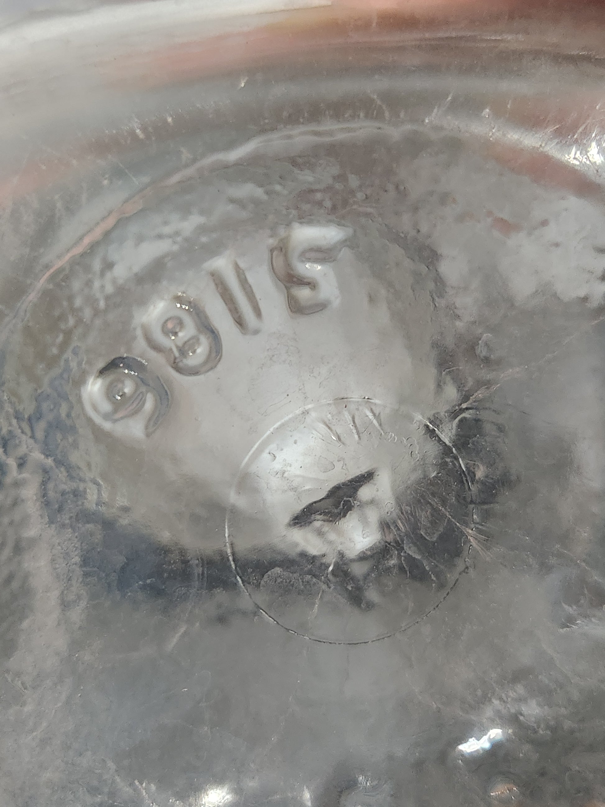 Vintage 1930-1940’s Hazel Atlas Diamond Clear Glass Jar Canister for coffee, tea, sugar jar43
