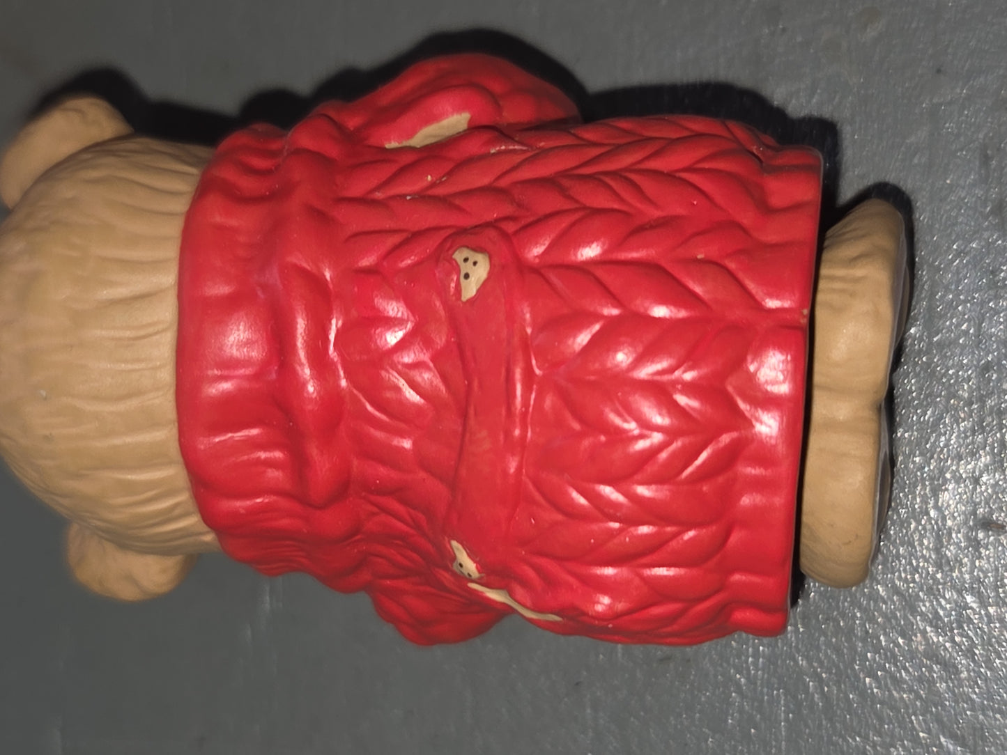 Vintage Hallmark Keepsake Ornaments Porcelain Skating Sugar Bear Bell and Snuggly Sugar Bear Bell  Dangling Feet 2001 NO BOXES ho007