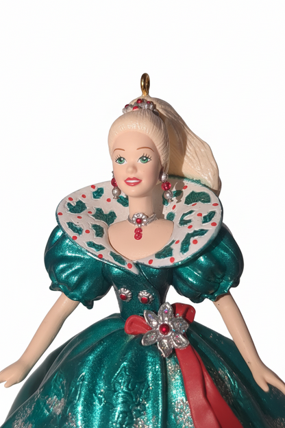 Vintage Hallmark Keepsake Ornament Holiday Barbie 3rd in Holiday BARBIE Series 1995 Hob7