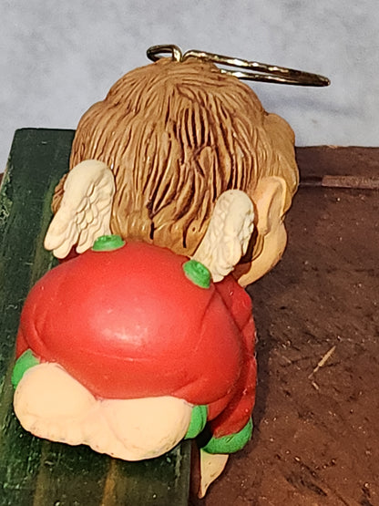 Vintage Hallmark Stocking Holder Angel 1984 sh87