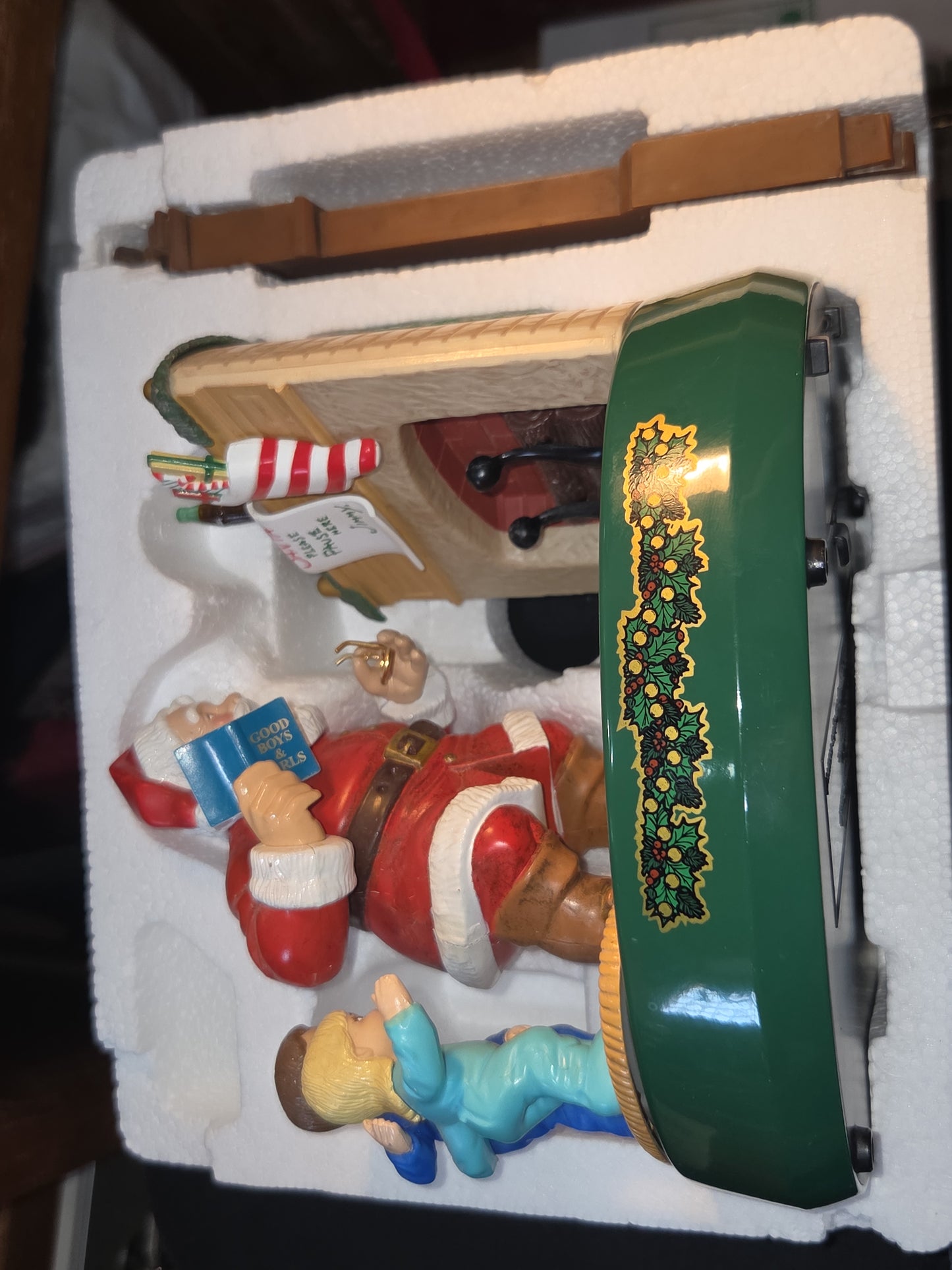 Vintage Coca-Cola Ertl Santa Claus Mechanical Christmas Coin Bank 3rd in Series Coke 1995 scb1