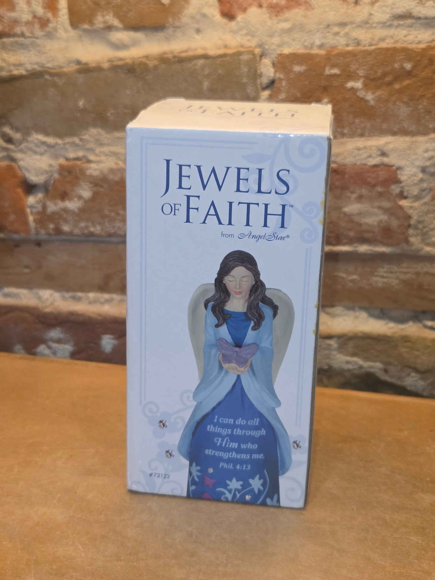 Angelstar Christmas Star Jewel of Faith Angel Resin Bethlehem Christmas Star an03