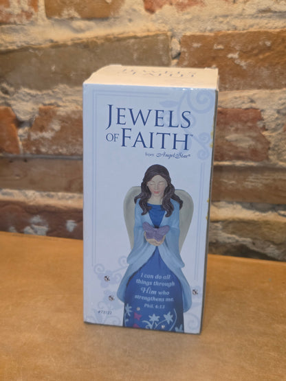 Angelstar Christmas Star Jewel of Faith Angel Resin Bethlehem Christmas Star an03