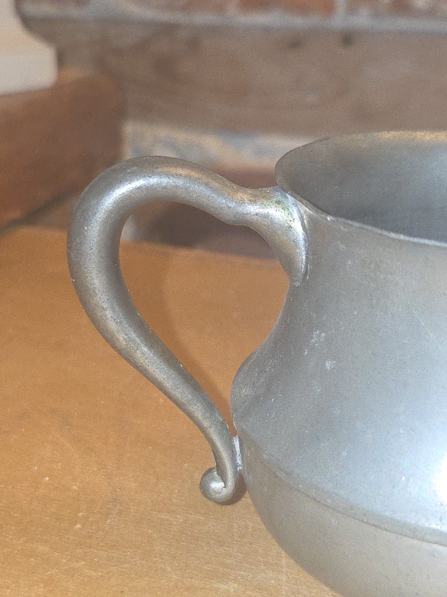 Vintage Pewter Sugar Bowl Ray Silver Co AS IS pt4