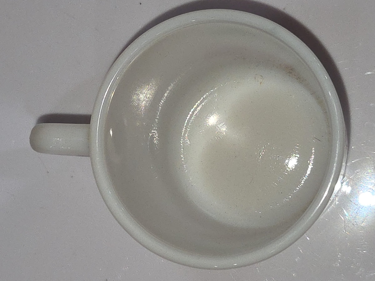 Vintage Hazel Atlass Milk Glass Eggnog Cup Mug Tom & Jerry 1 Replacement Mug