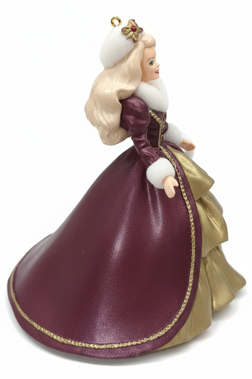 Vintage Hallmark Keepsake Ornament Holiday Barbie 4th in Holiday BARBIE Series 1996 Hob8