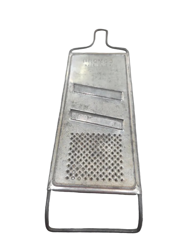Vintage Grater BROMCO All in One Grater Slicer 14 1/2" Unique Handle Grater Only kit771