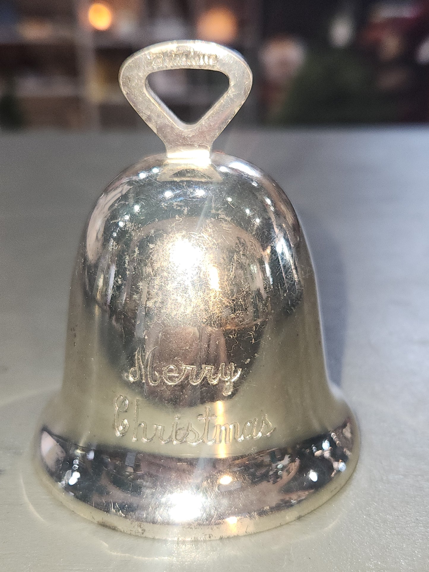 Vintage Bridalane Silver Bell Ornament 12 Days of Christmas ONLY Partridge in a Pear Tree Japan bd1