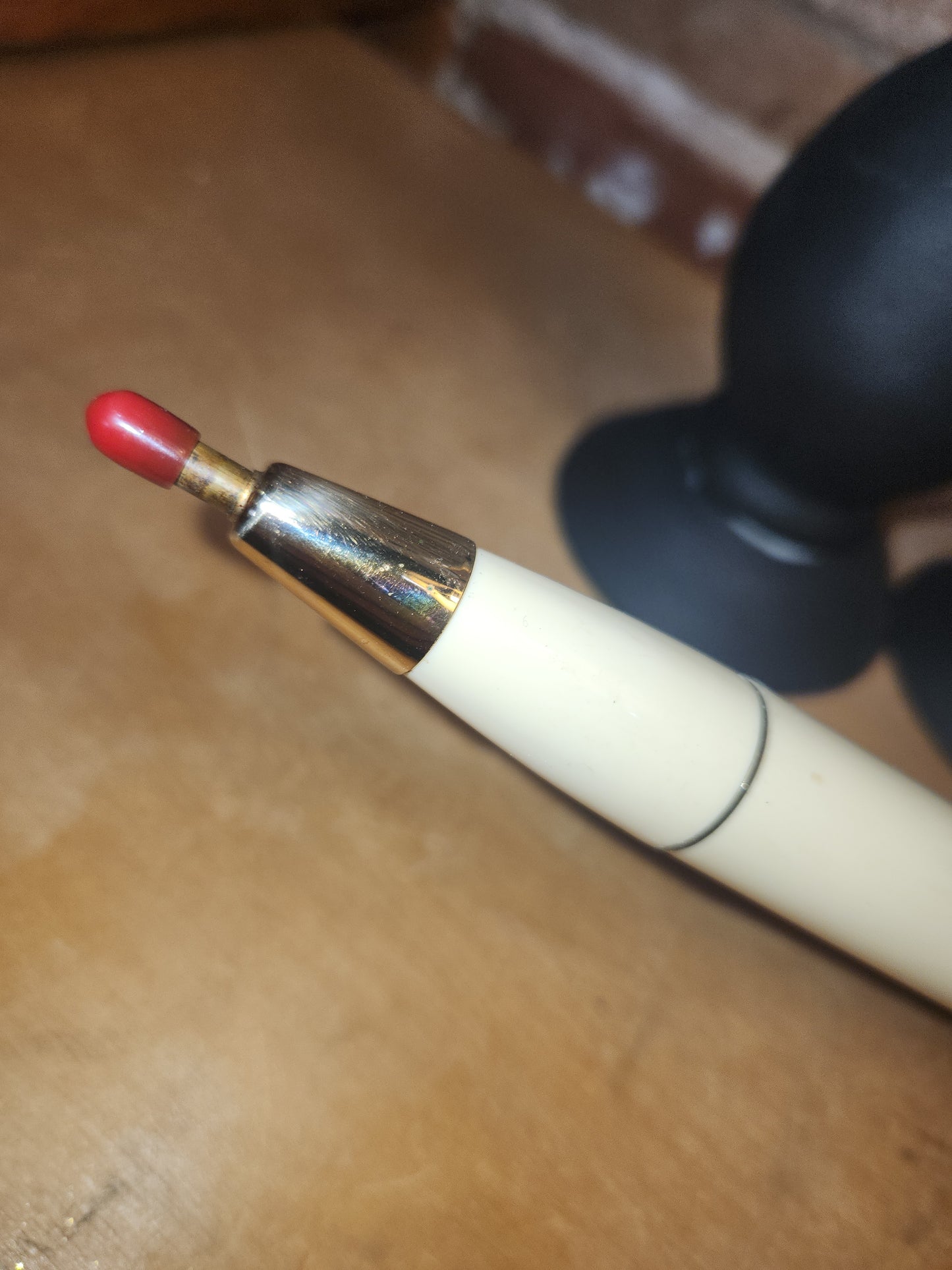 Vintage Everlasting Set of 2 Refillable Candle Sticks with Red Wick Cover Mid Century MCM vc7