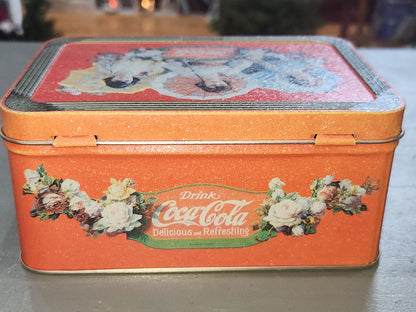 Vintage Tin Coca-Cola Red Pam Renfroe 1997 cct76