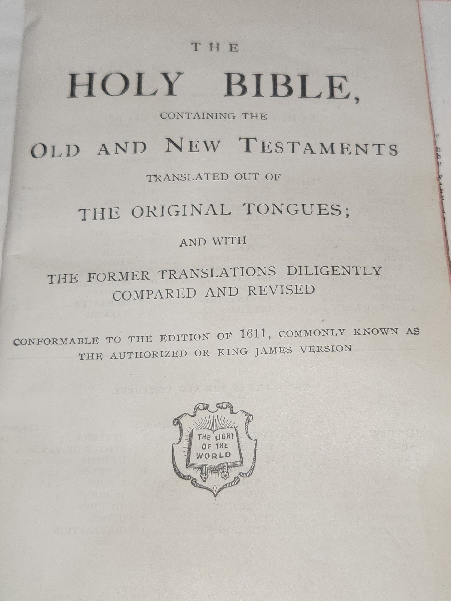 Vintage Hardcover Holy Bible National Bible Press vb99