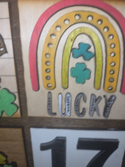 St. Patrick's Day March Insert Kit for Interchangeable Frame Can Fit Arch, Rectangle, or Square Frame FRAMES SOLD SEPARATELY if39