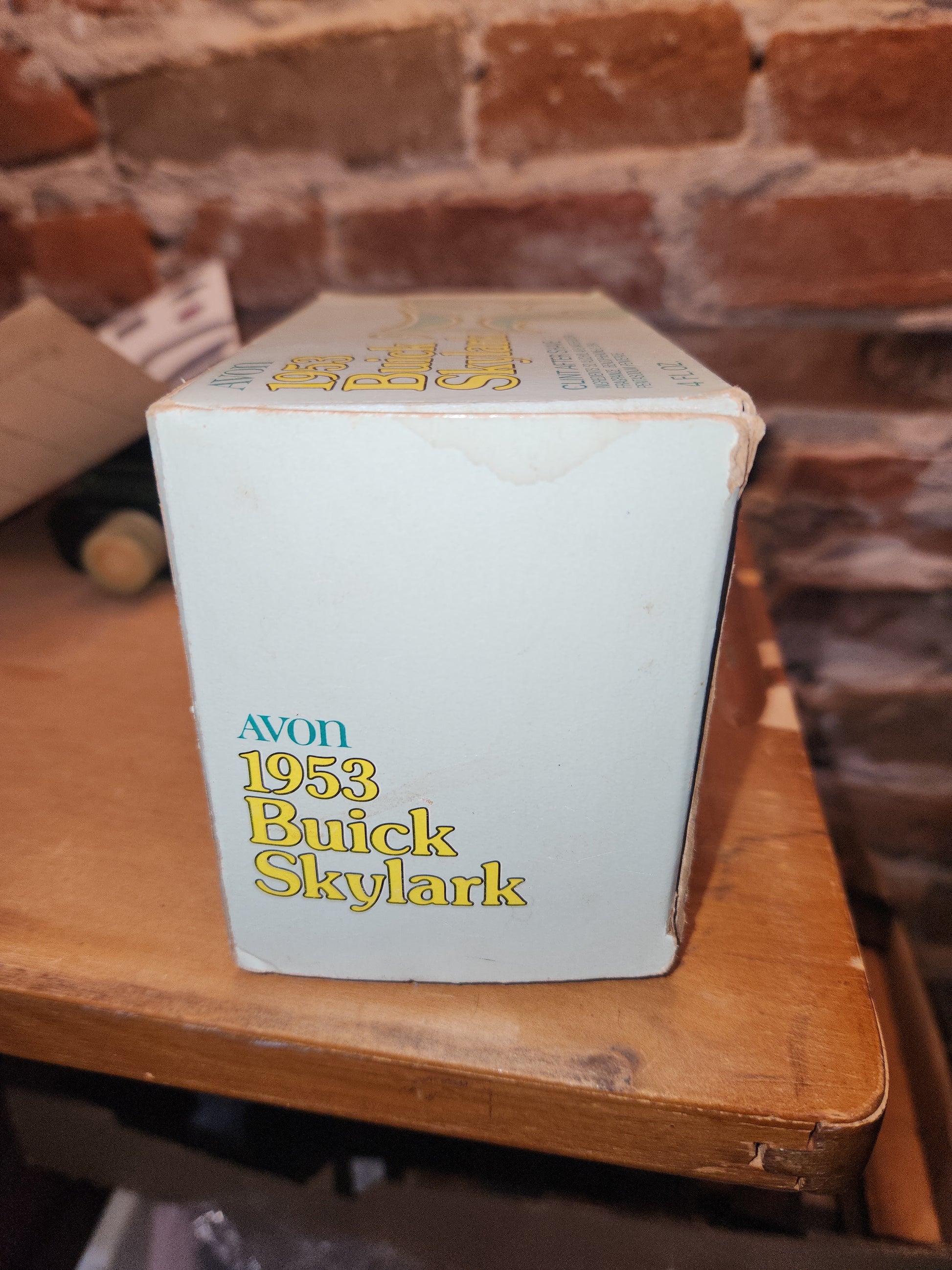 Vintage Avon 1953 Buick Skylark Clint After Shave With Unused Stickers and Original Box CLEARANCE av489