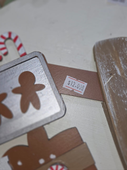 Making Gingerbread Men and Candy Canes Insert for Interchangeable Pot Spilling Door Sign *Sign Sold Seperately* pi10