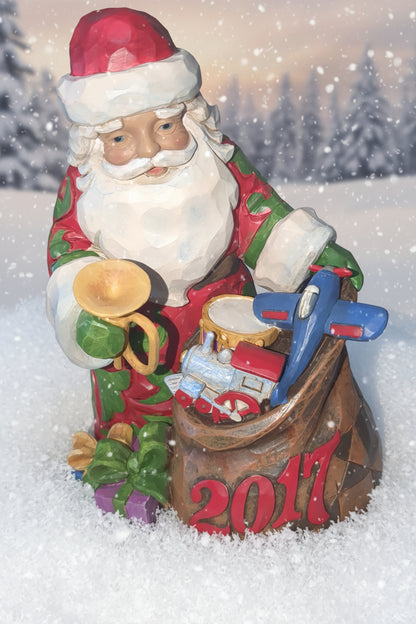 Jim Shore CHRISTMAS MAGIC'S IN THE BAG 2017 Santa Claus 4059922
