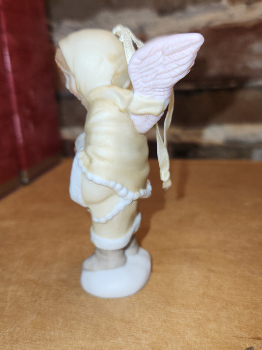 Vintage Hallmark Keepsake Porcelain Victorian Angel Friend Ornament 1997 HO13
