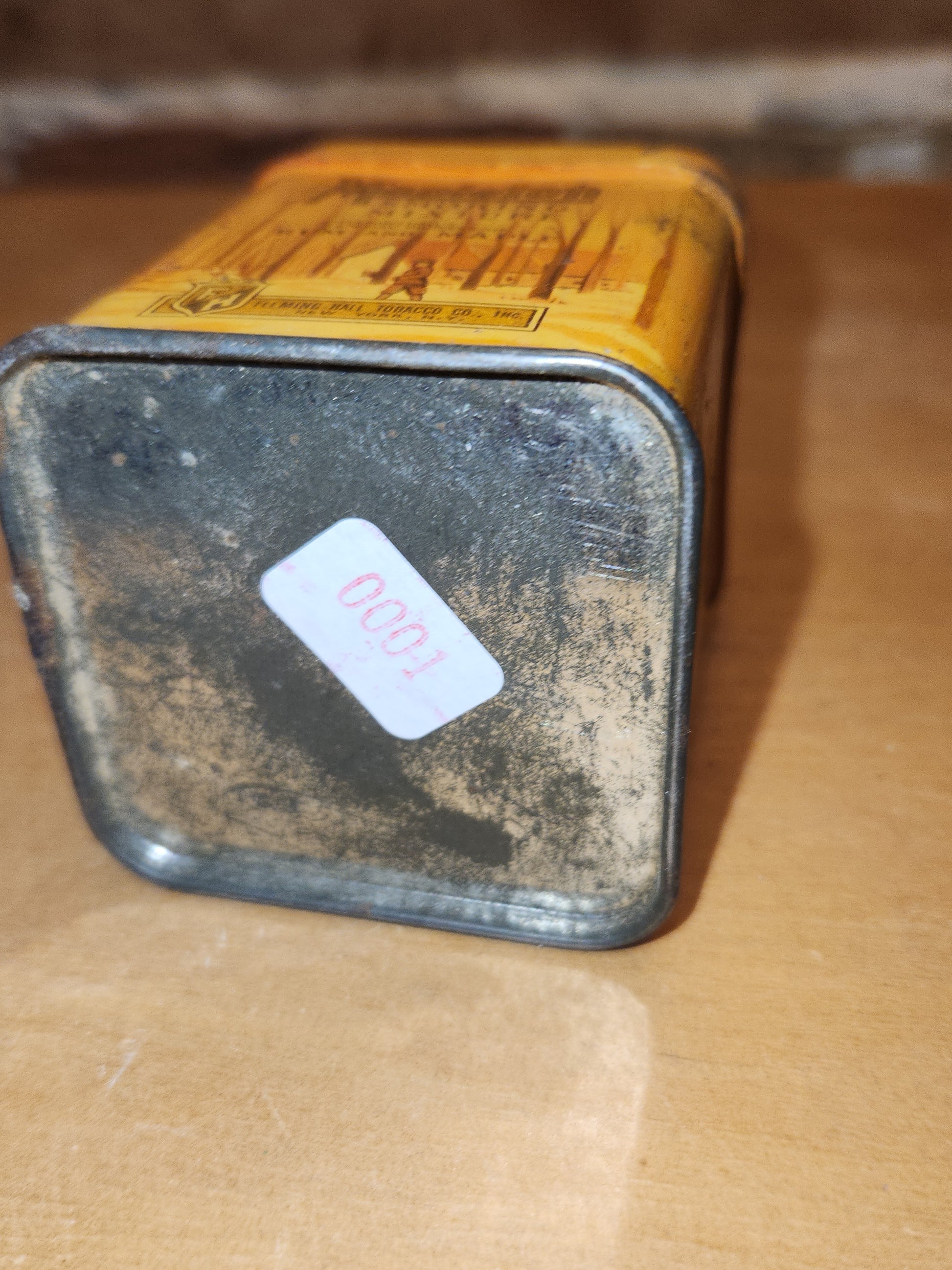 Vintage Mapleton Tobacco Smoking Mixture Tin Fleming Hall Tobacco Co N.Y. USA EMPTY NO CONTENTS tin90