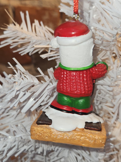 S'Mores Marshmallow Teacher Appreciation Ornament mo1