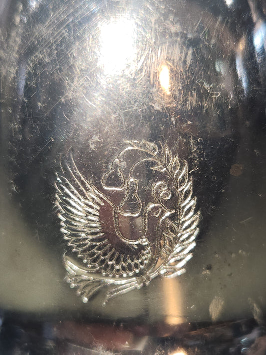 Vintage Bridalane Silver Bell Ornament 12 Days of Christmas ONLY Partridge in a Pear Tree Japan bd1