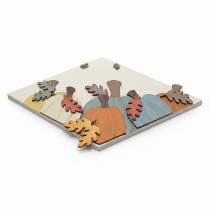 Fall Pumpkin Leaves Insert for Envelope Door Sign *sign sold seperately* EI9