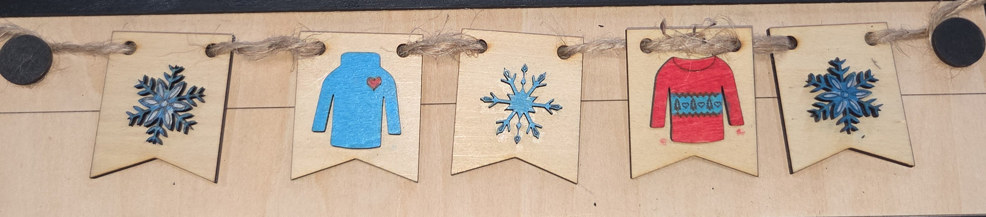 Winter January Insert Kit for Interchangeable Frame Can Fit Arch, Rectangle, or Square Frame FRAMES SOLD SEPARATELY