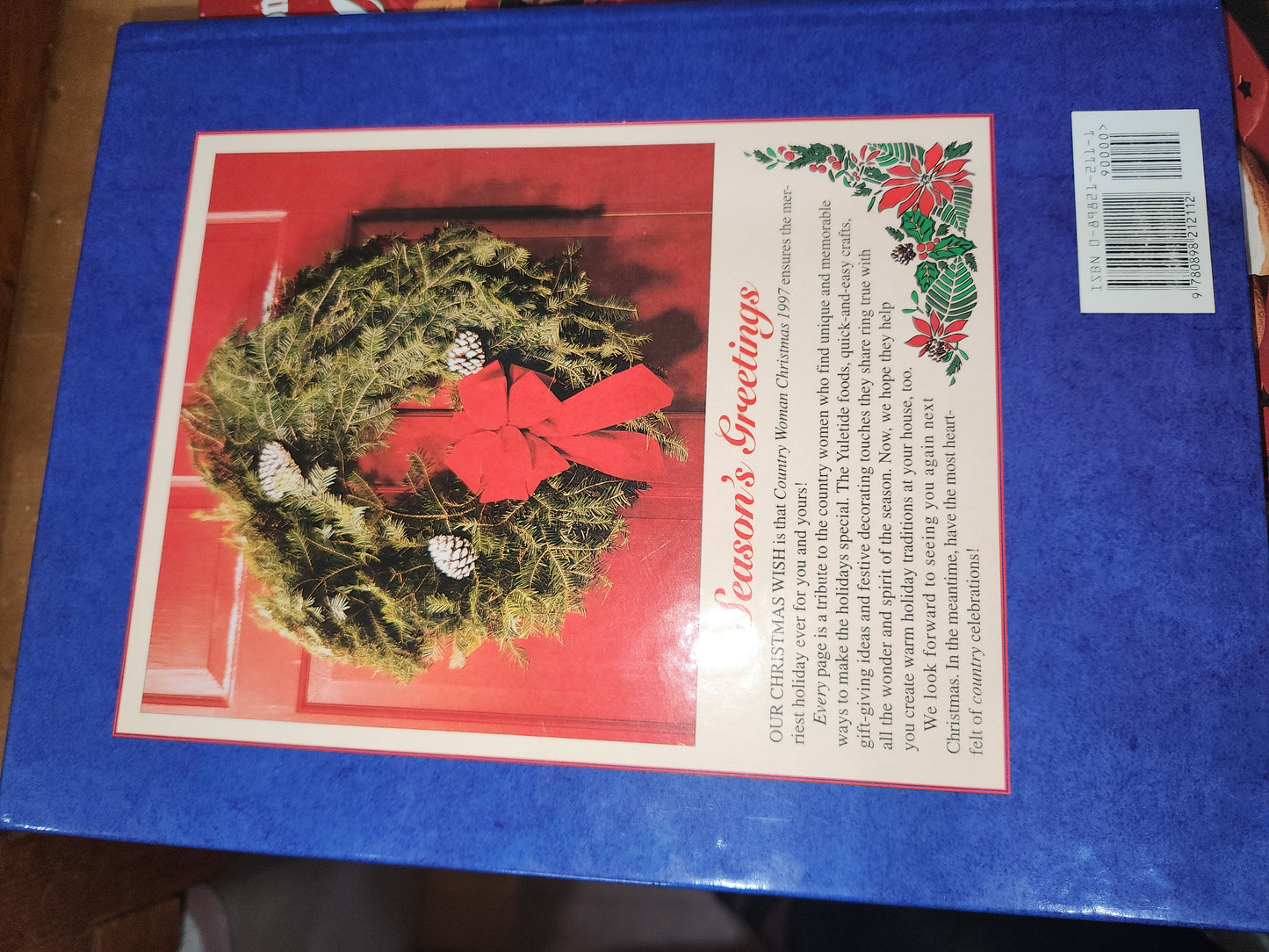 Vintage Books Country Woman Christmas Set of 7 1996-1997 and 1999-2003 Missing 1998