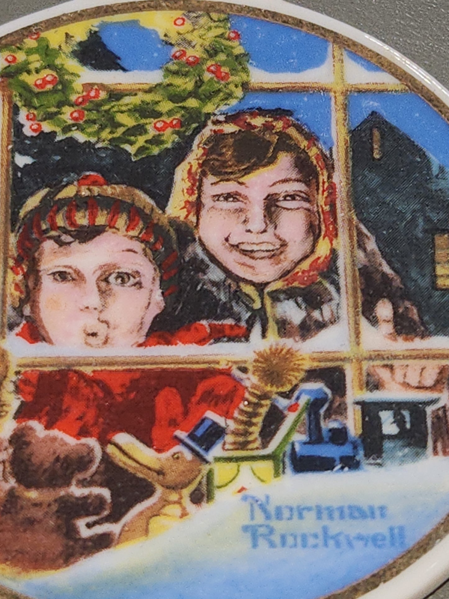 Norman Rockwell Christmas Ornament “High Hopes” 1984 The Norman Rockwell Museum