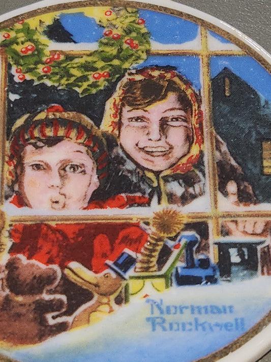 Norman Rockwell Christmas Ornament “High Hopes” 1984 The Norman Rockwell Museum