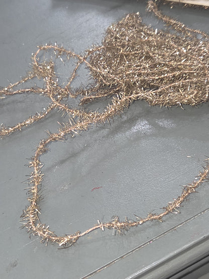Antique Wire Tinsel Garland AS IS hg6