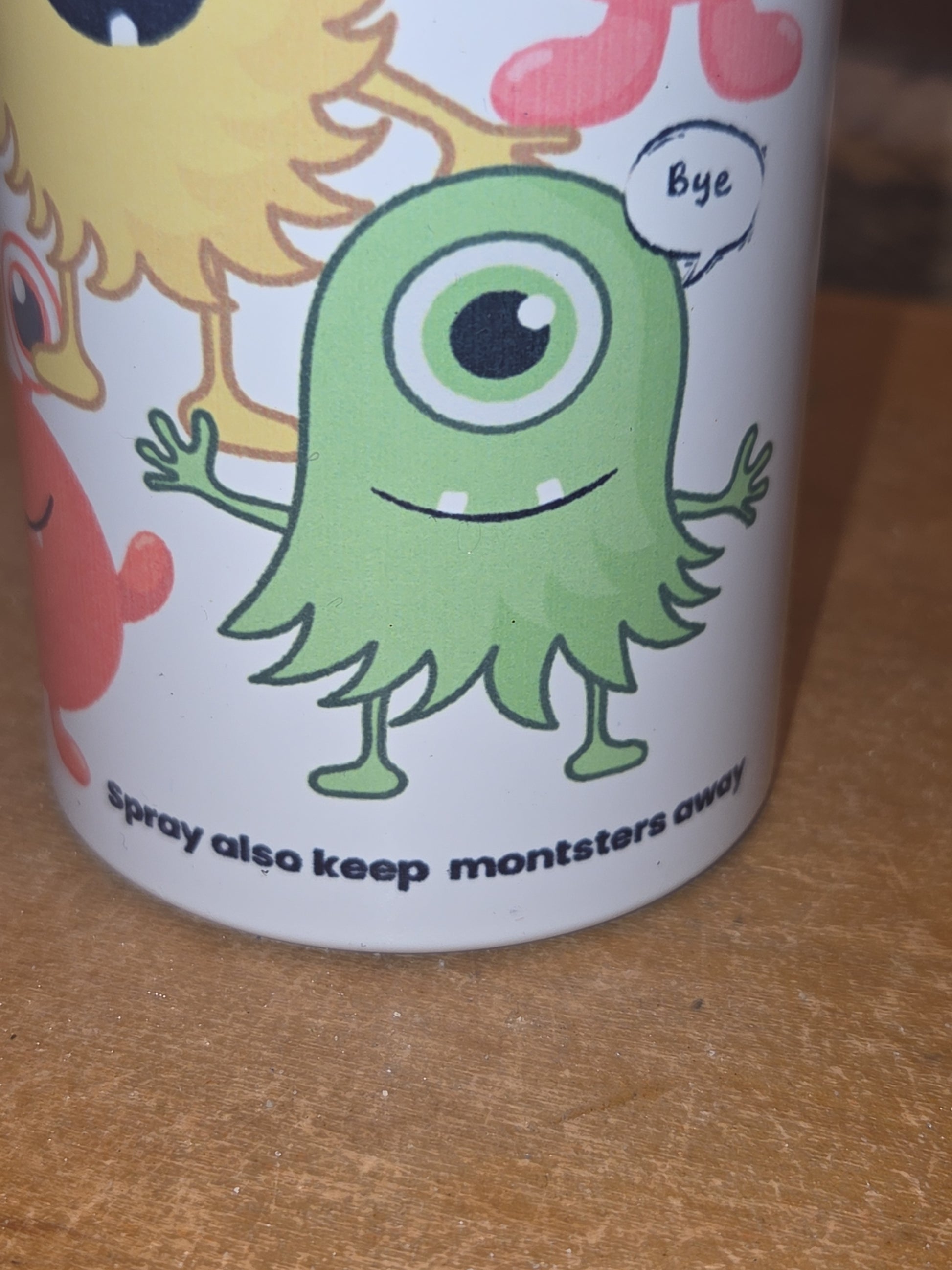 Monster Removal Spray Empty Spray Bottle for Children to Scare Monsters Away and Tame Their Fear of Monsters. Sp1