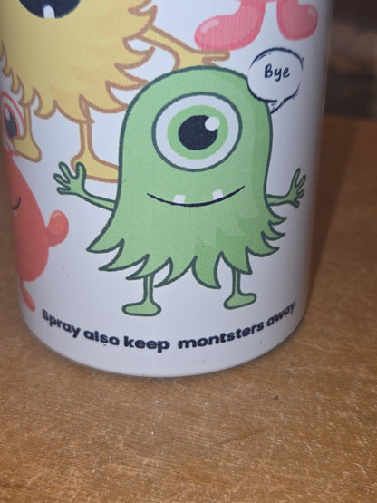 Monster Removal Spray Empty Spray Bottle for Children to Scare Monsters Away and Tame Their Fear of Monsters. Sp1