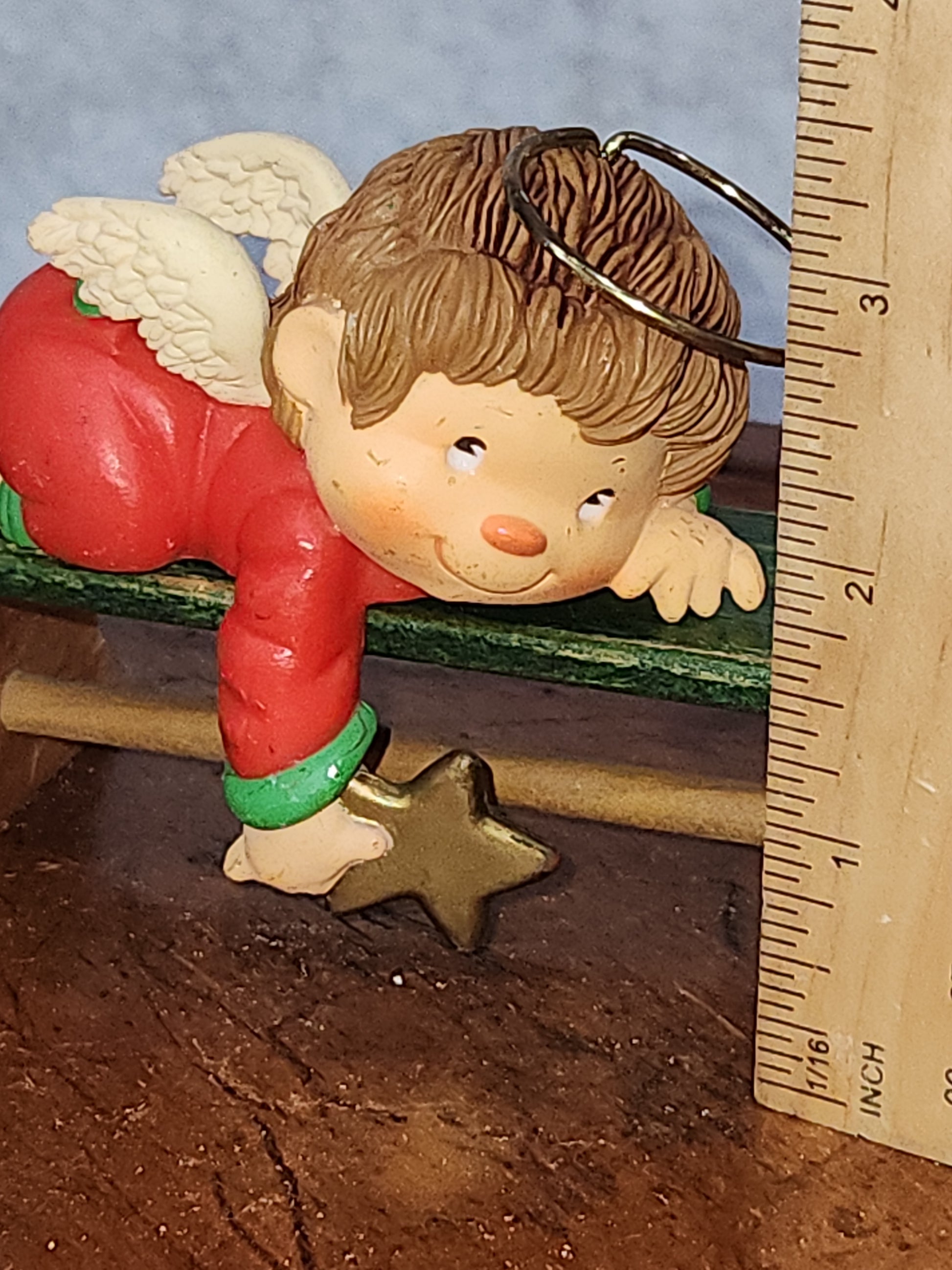 Vintage Hallmark Stocking Holder Angel 1984 sh87