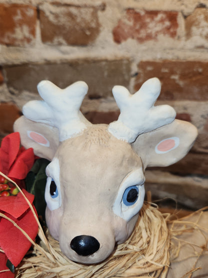 Vintage Dreamsicles Prancer Reindeer Kristin Haynes Cast Art Industries Has Original Box