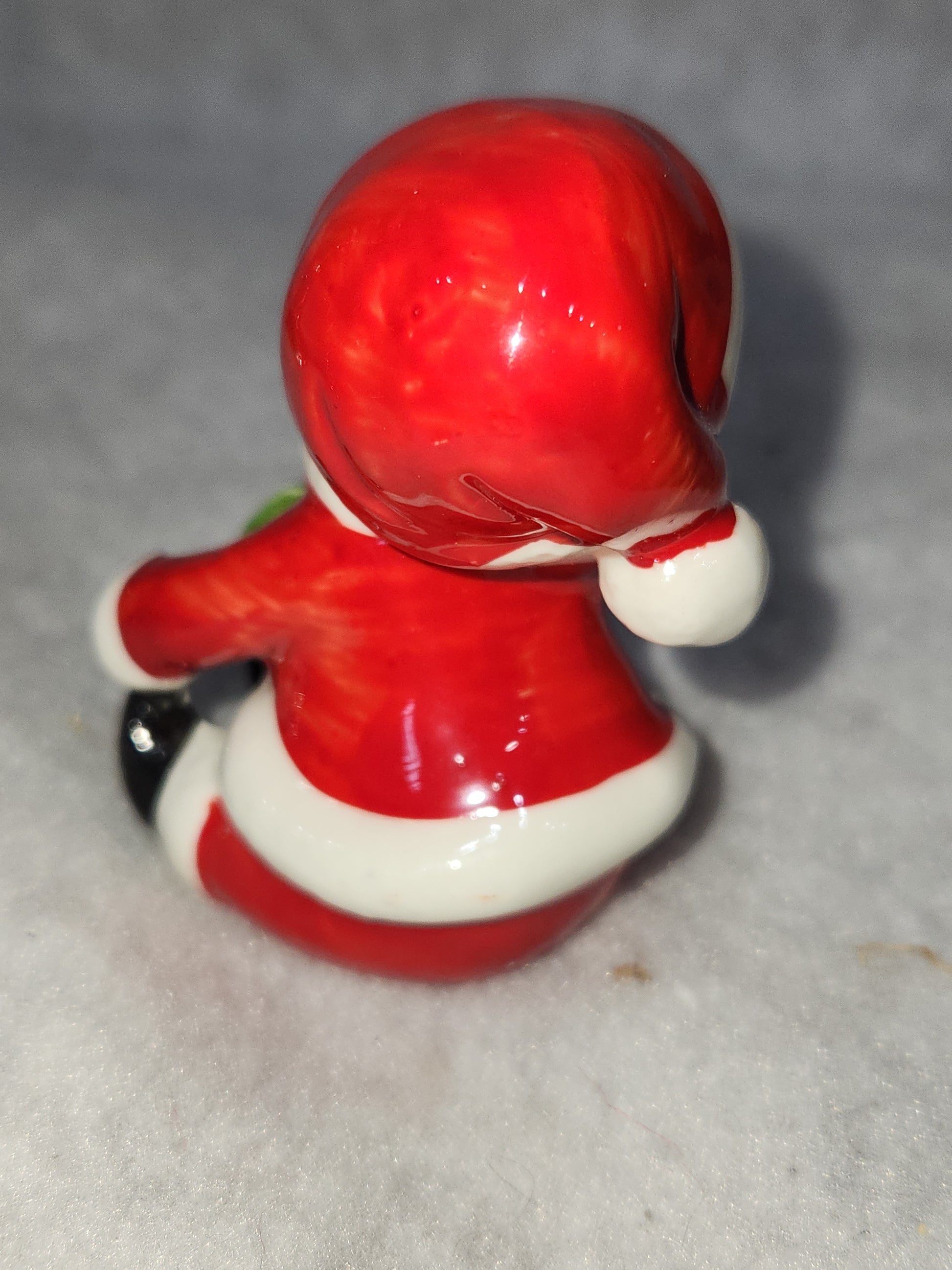 Vintage Santa Candle sitter Made In Japan 3" sn66
