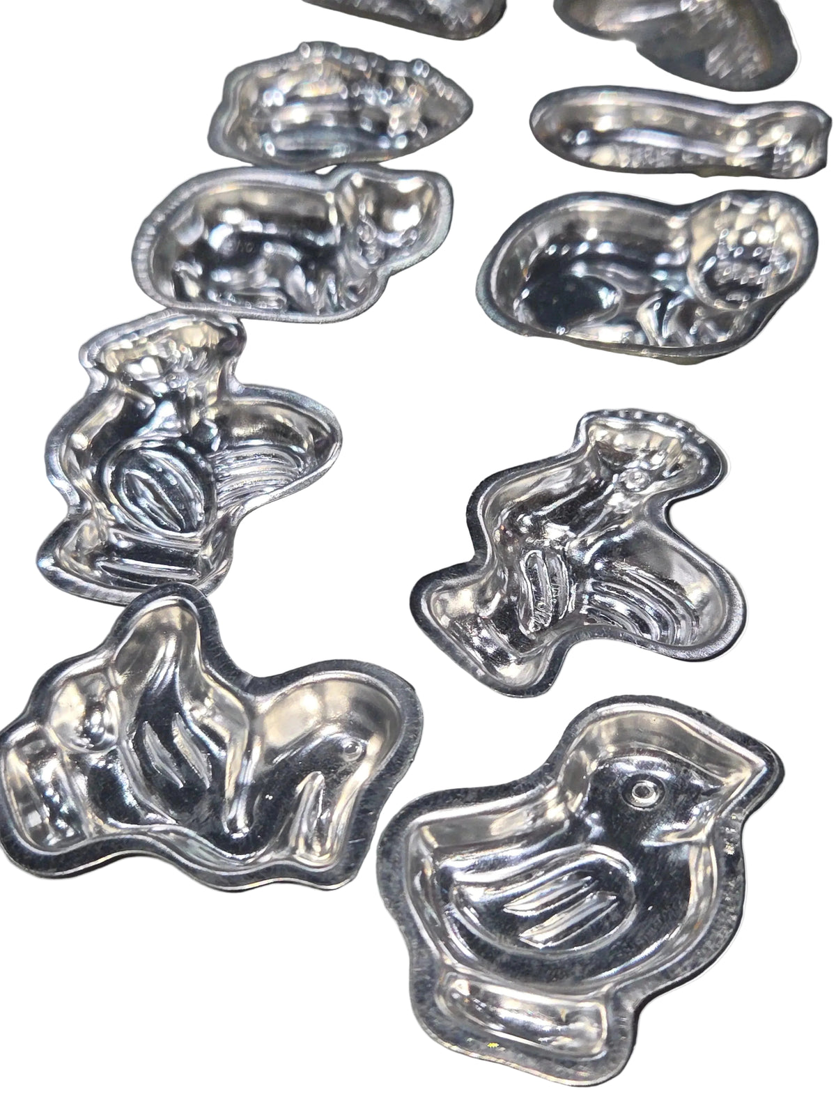 Vintage Animal Mold Chocolate Butter Candy Set of 13 Cat Fish Horse Bunny Frog Sheep Chicken Pelican vm56