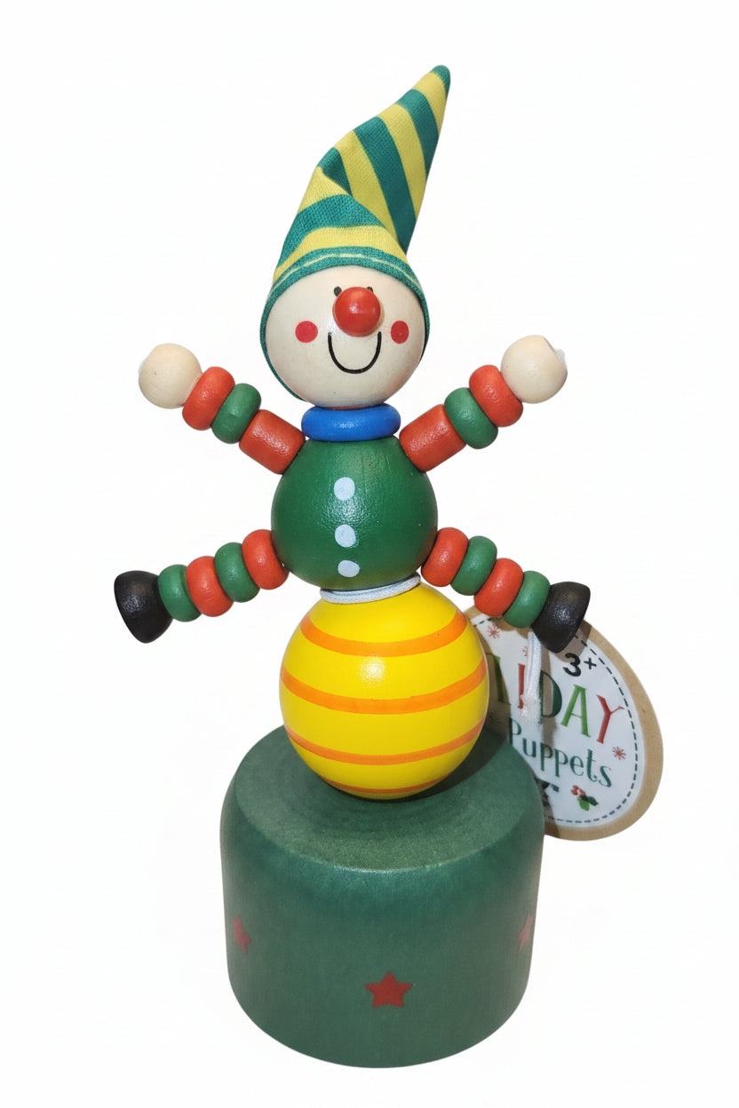 Elf Wooden Push Puppet pp2