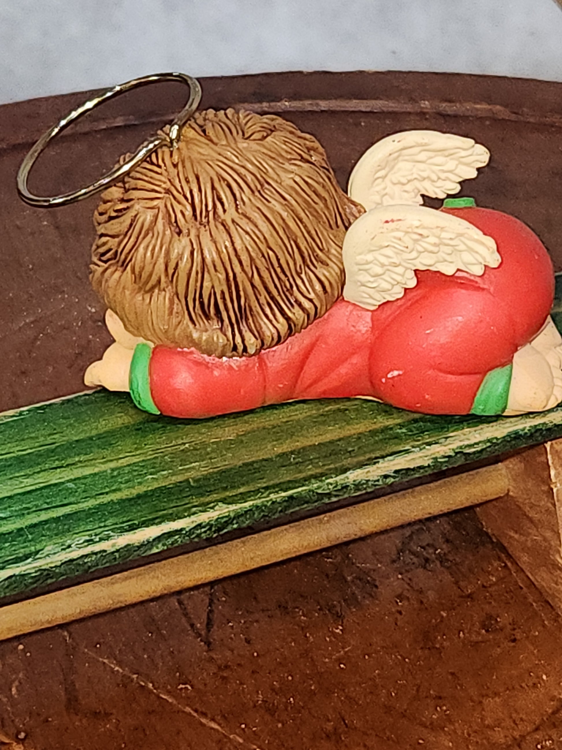 Vintage Hallmark Stocking Holder Angel 1984 sh87