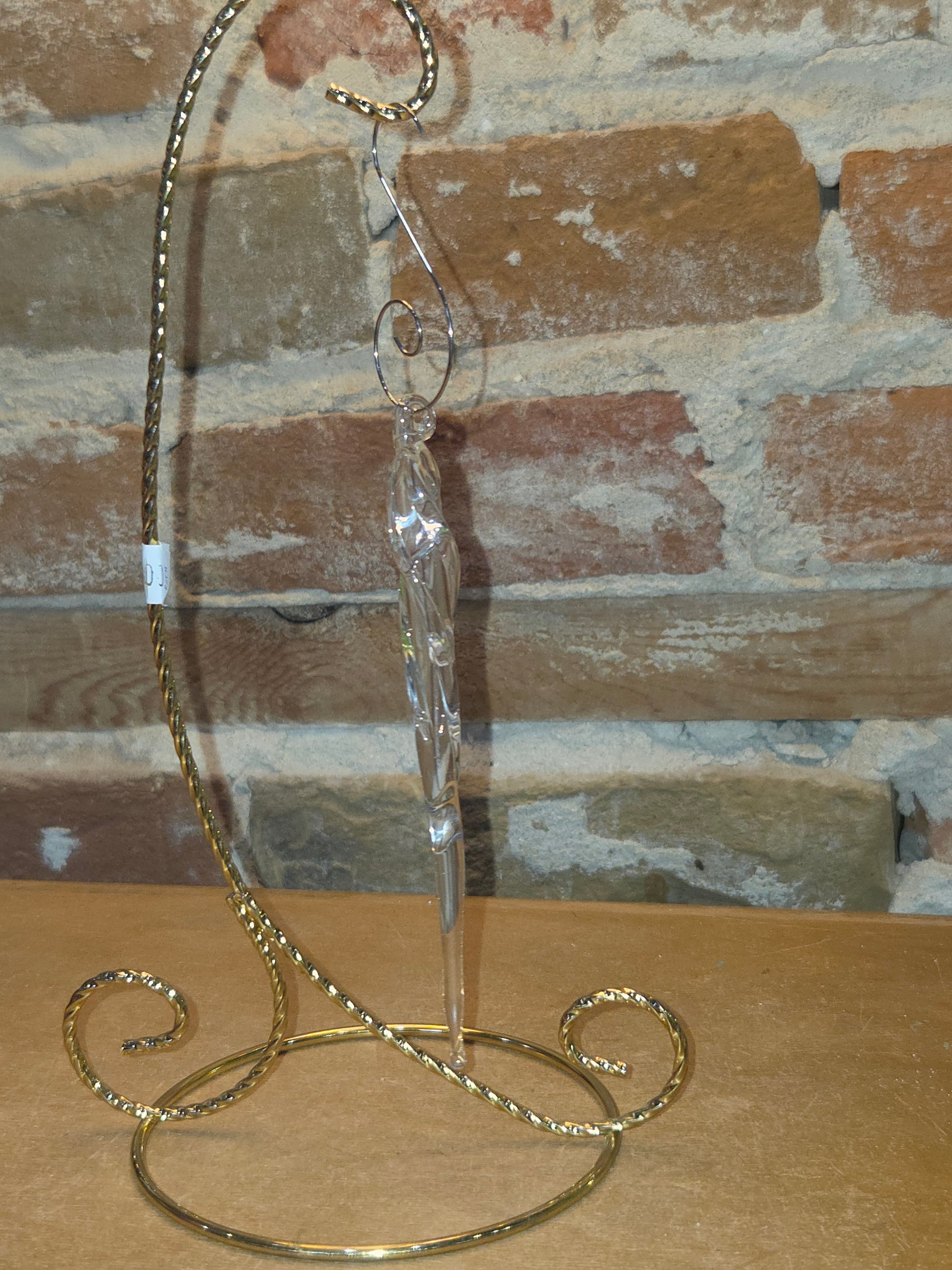 Glass icicles made by Burglund Studios in North Platte, Nebraska