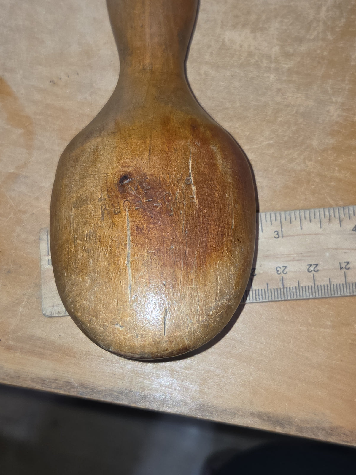 Antique Wooden Foot-Form Pat Nov 1907 Sock Darner Hand Stiching Knitting Vintage vss7