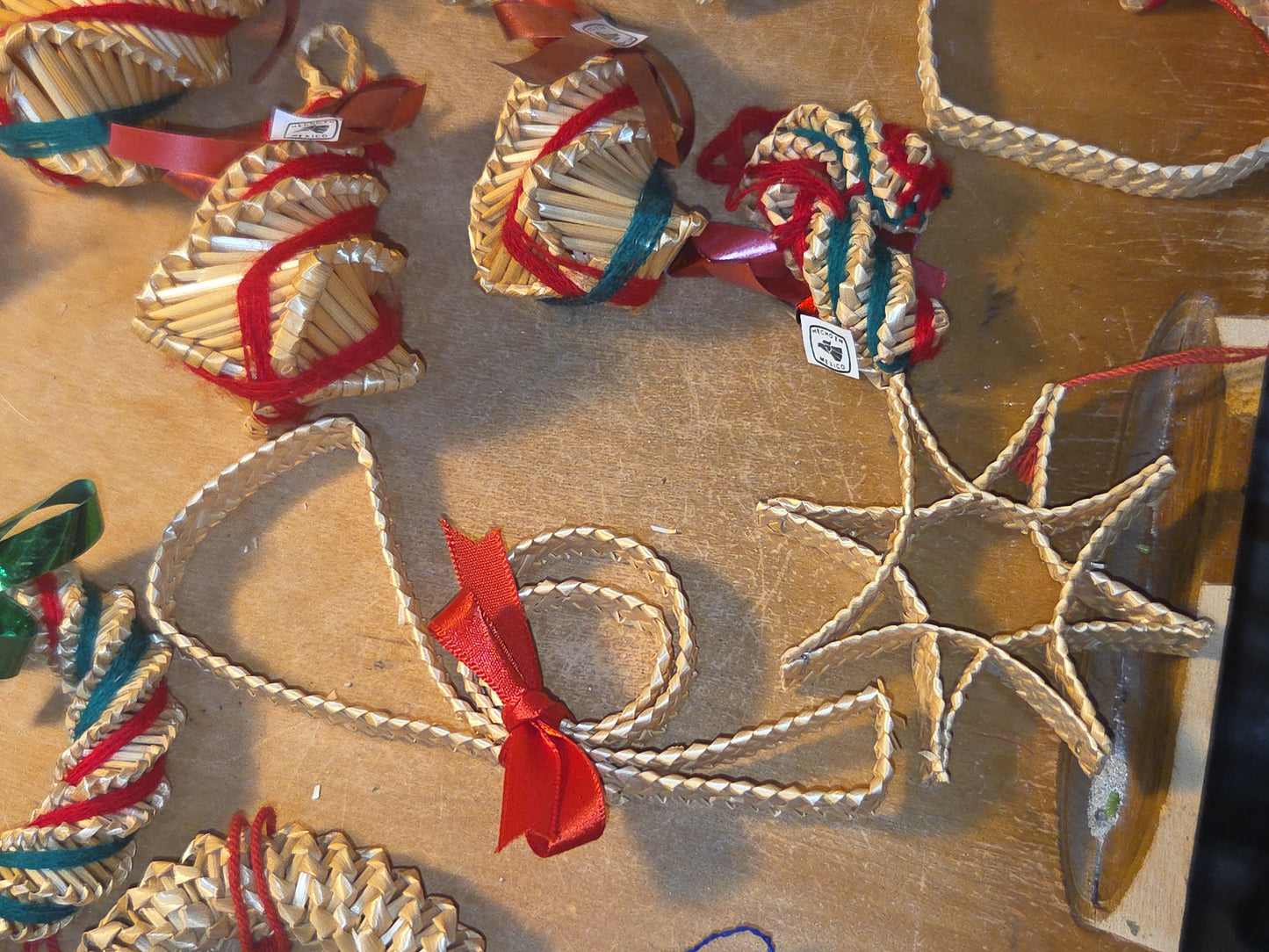 Vintage Wheat Ornaments Lot of 28 Hecho en Mexico vw8