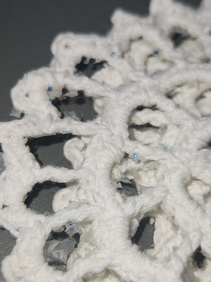 Crochet Doily Ornaments 3 1/4" Set of 8 o32