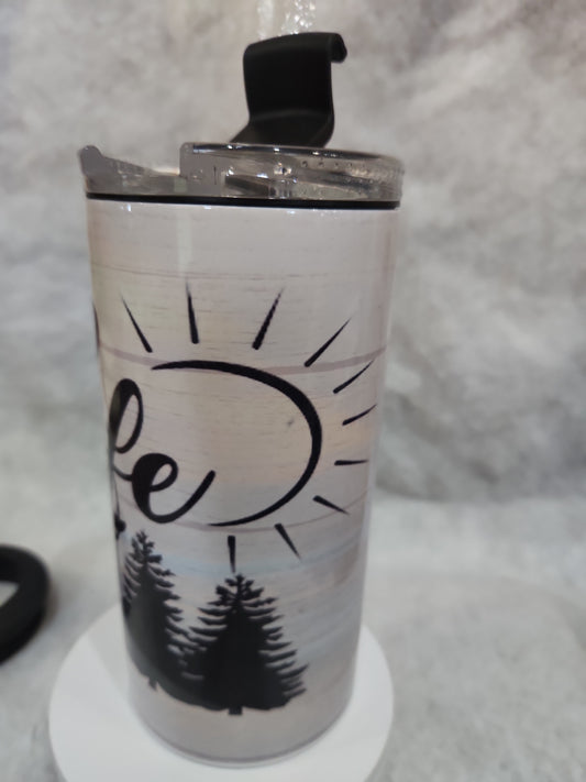 20 Oz Tumbler And Can Cooler Lake Life Cuz Beaches Be Salty 17ll